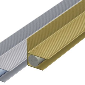 megawood Hausanschlussprofil Aluminium 21 mm