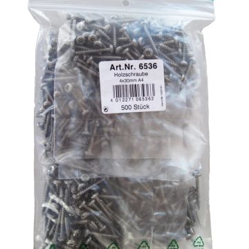 Edelstahlschraube f. Clipper 4x30 mm