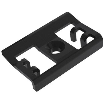 megawood Edelstahl-Randclip geschwärzt