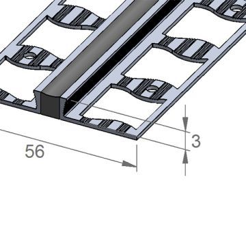 S Dehnungsfugenprofil 8503 E (3 mm)