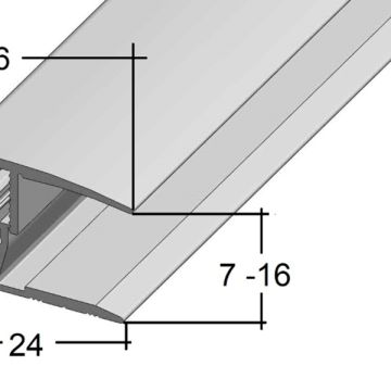 S Abschlussprofil 8273 (7-16 mm) Clip