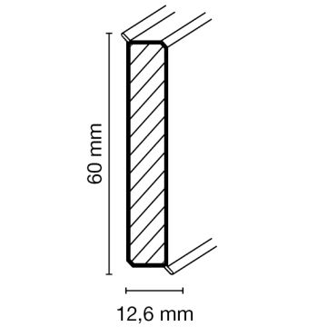 SL450 Döllken Sockelleiste Cubu 60 flex life