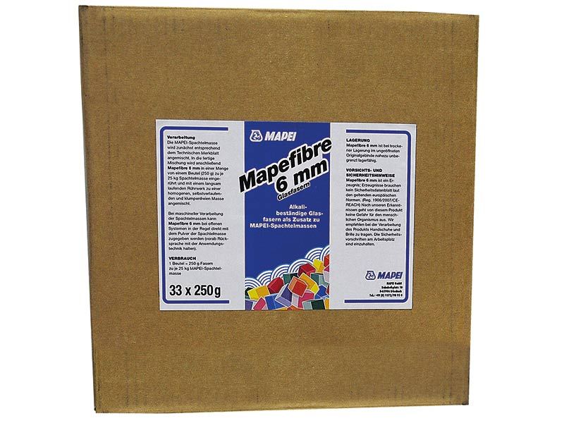 Mapei Mapefibre 250 gr. - 6 mm Glasfasern