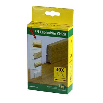 Fußleistenset CH28 zur unsichtbaren Befestigung