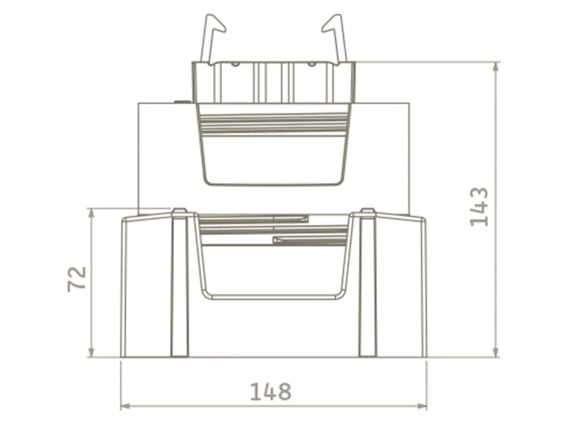 megawood VARIO FIX I (40-143); 295 x 148 mm