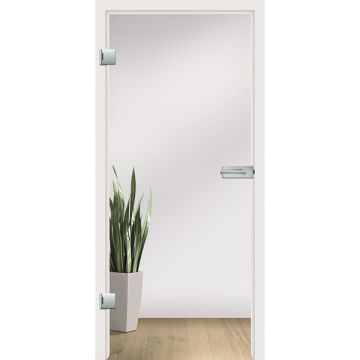 Ganzglastüre ESG  klar oh. Dekor