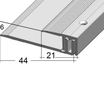 S Abschlussprofil 8223 breite Basis (6,5-16 mm) 