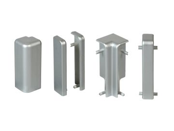 Ecken-Set f. Sockelleiste Cube 15x58 8-teilig