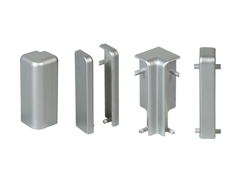 Ecken-Set f. Sockelleiste Cube 15x58 8-teilig