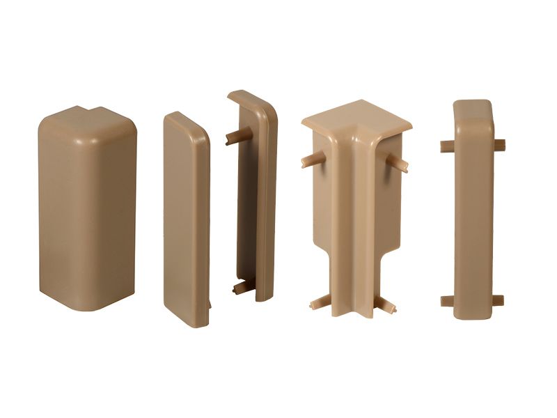 Ecken-Set f. Sockelleiste Cube 15x58 8-teilig