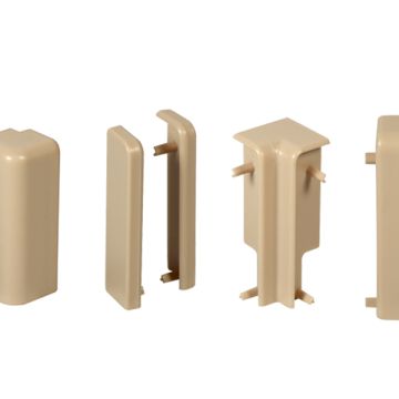 Ecken-Set f. Sockelleiste Cube 15x58 8-teilig