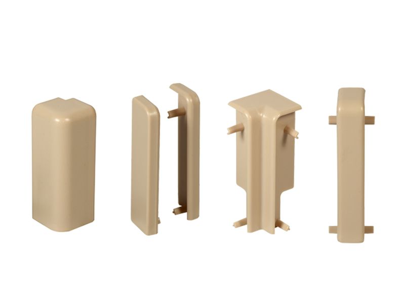 Ecken-Set f. Sockelleiste Cube 15x58 8-teilig