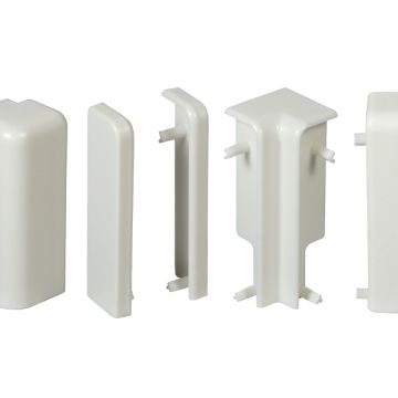 Ecken-Set f. Sockelleiste Cube 15x58 8-teilig