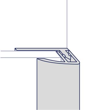 Gerflor Aqua Revela Clic Abschlussprofil 1 mm