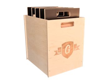 Musterbox Fassade/Innenverkleidung Holzbau 