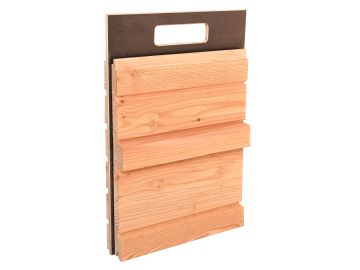 Mustertafel 1 für Fassaden-Musterbox Holzbau 
