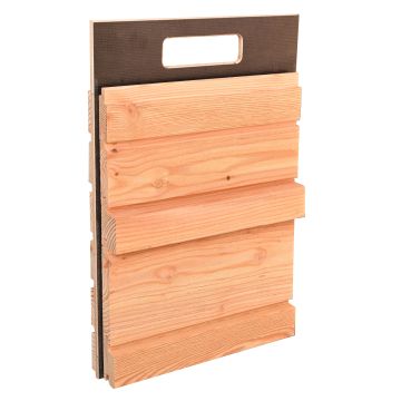 Mustertafel 1 für Fassaden-Musterbox Holzbau 