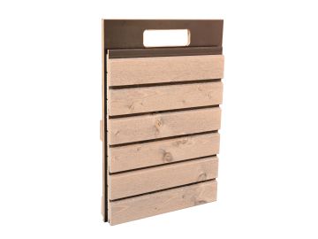 Mustertafel 2 für Fassaden-Musterbox Holzbau 