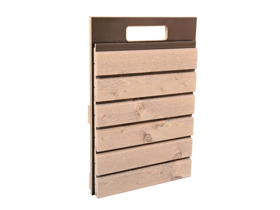 Mustertafel 2 für Fassaden-Musterbox Holzbau 