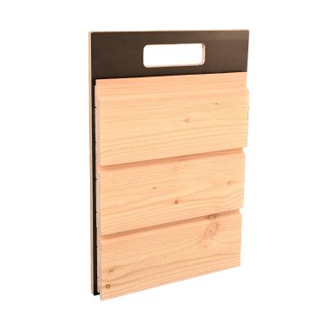 Mustertafel 4 für Fassaden-Musterbox Holzbau 