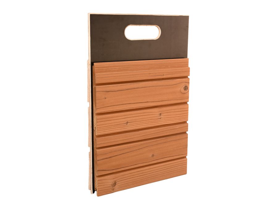 Mustertafel 7 für Fassaden-Musterbox Holzbau 