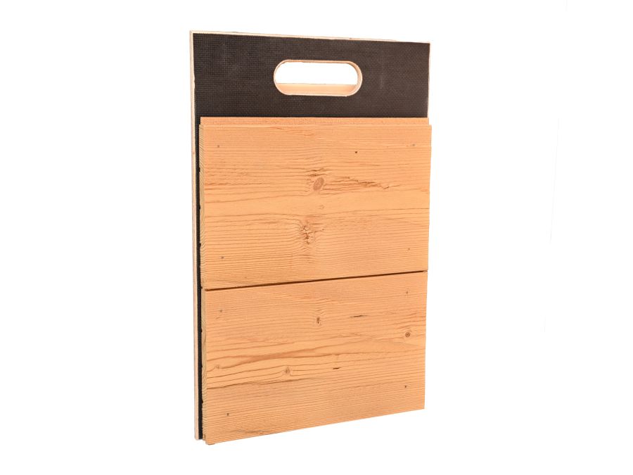 Mustertafel 101 für Fassaden-Musterbox Holzbau 