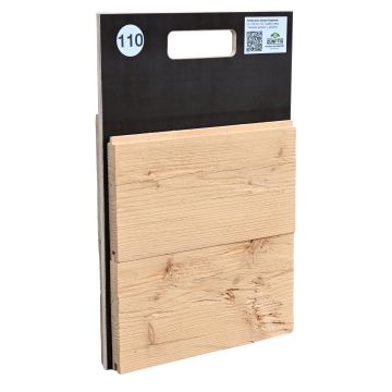 Mustertafel 110 für Fassaden-Musterbox Holzbau 