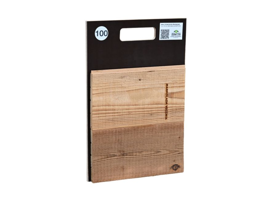 Mustertafel 100 für Fassaden-Musterbox Holzbau 