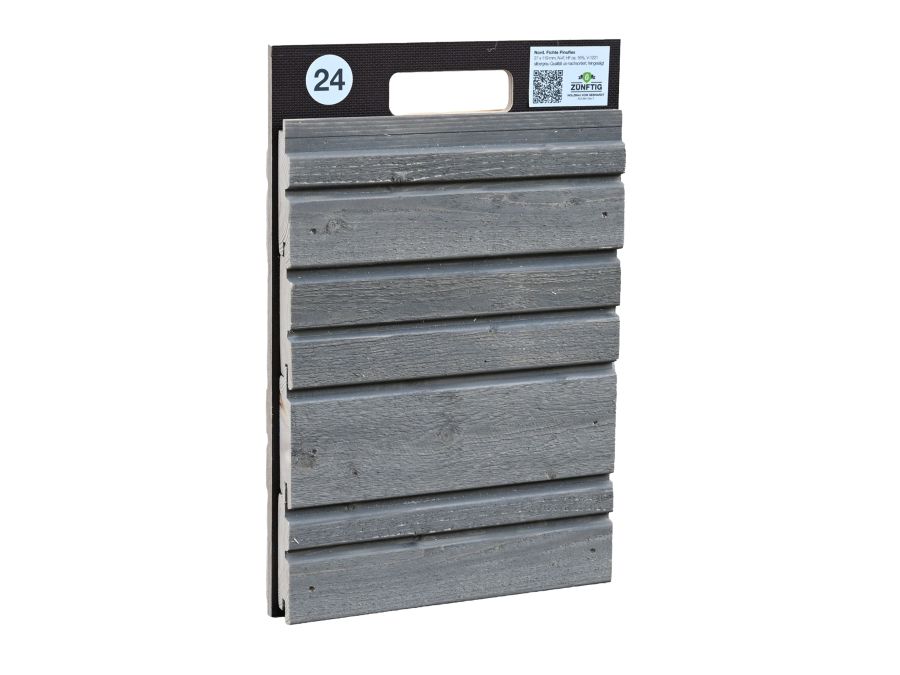 Mustertafel 24 für Fassaden-Musterbox Holzbau 