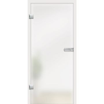 Ganzglastüre ESG SatinatoLH STC DL