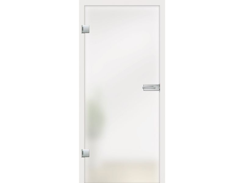 Ganzglastüre ESG SatinatoLH STC DL