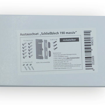 A - Austauschset für WE Türen DL/DR