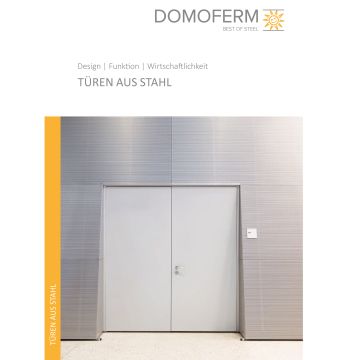 Türen aus Stahl - Domoferm Best of Steel Prospekt