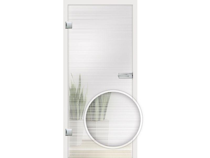 l&h Ganzglasschiebetür ESG Corteo (auf Klarglas)