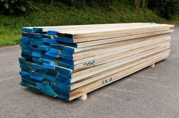 Yellow Poplar Schnittholz 52 mm KD