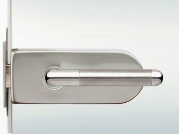 Ganzglasbeschlag l&h Mod. Rundform UV