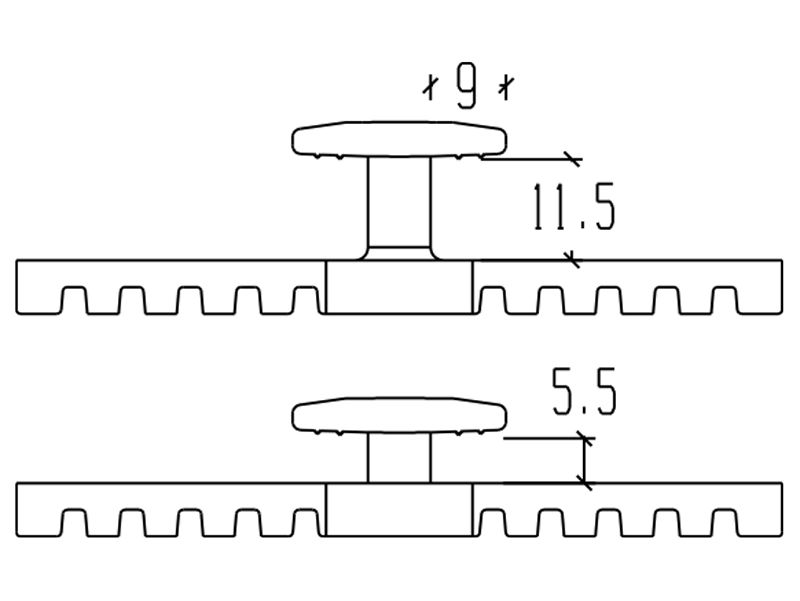 Terraflex 9 mm f. Holz-UK 30 St./VPE
