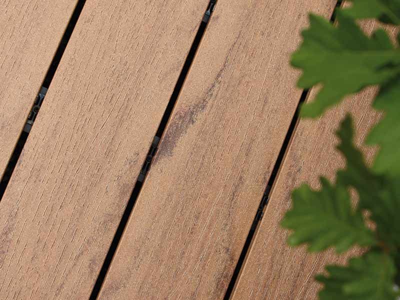 DIE NATURLINIE Massivdiele mehrfarbig eichenbraun