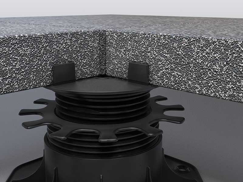 Terrassenlager m. Fugenkreuz 145-225 mm