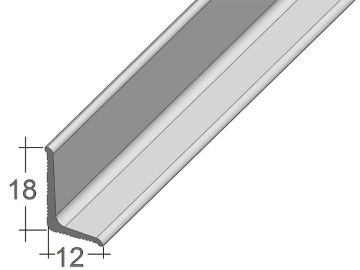 S Wandabschlussprofil 8550 SK (18 x 12 mm)