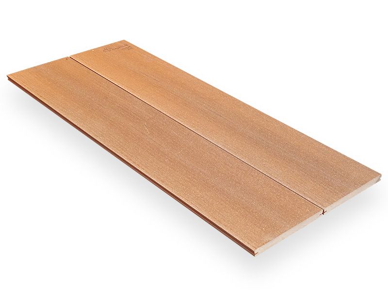 Mustertafel WPC megawood Terrassend. 750 x 492 mm