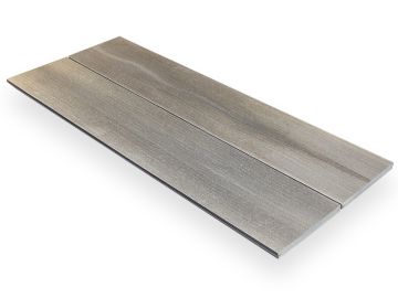 Mustertafel WPC megawood Terrassend. 750 x 492 mm