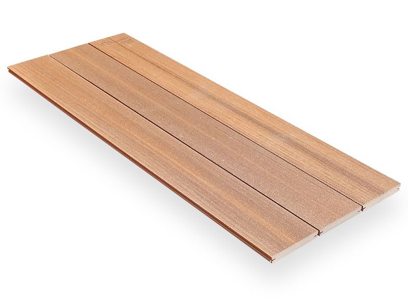 Mustertafel WPC megawood Terrassend. 750 x 445 mm