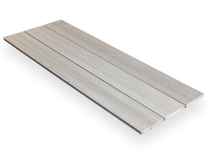 Mustertafel WPC megawood Terrassend. 750 x 445 mm