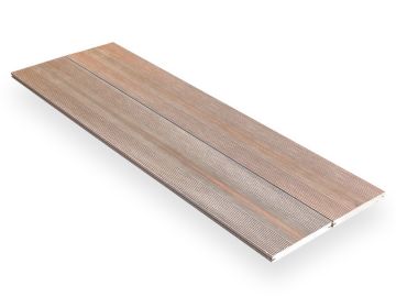 Mustertafel WPC megawood Terrassend. 1195 x 395 mm