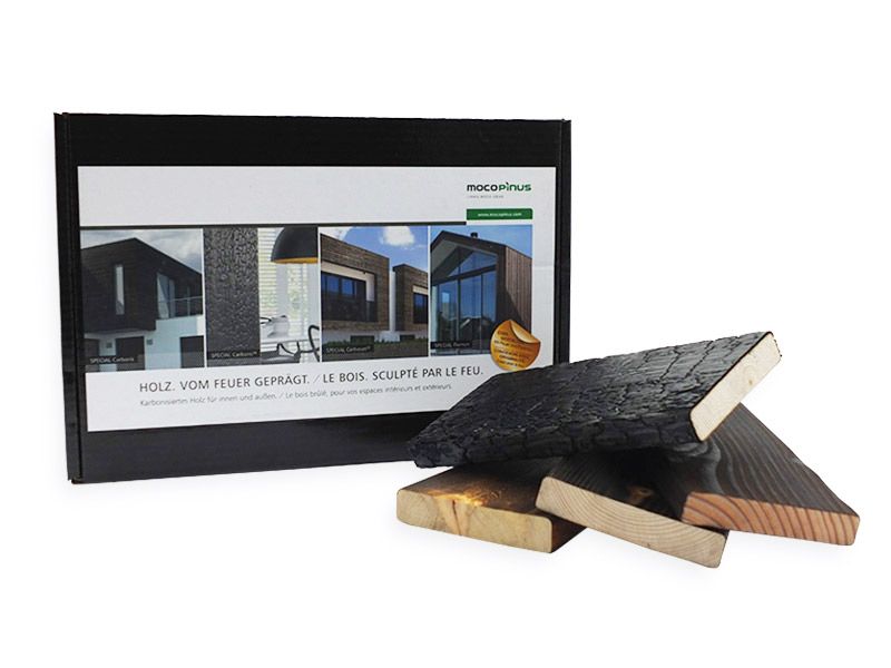 Musterbox beflammte Fassaden MOCOPINUS