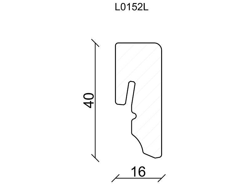 SL800 Leiste Cube Kiefer massiv L0152L