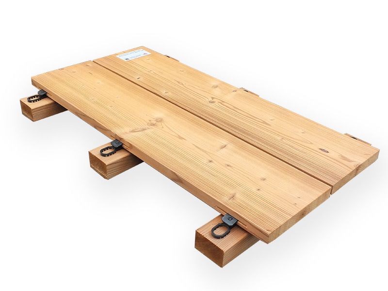 Mustertafel Holz Terrassendiele 800 x 500 mm