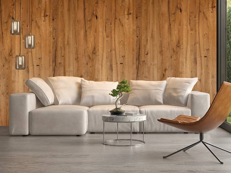 19 mm Eiche Altholz furnierte Spanplatte