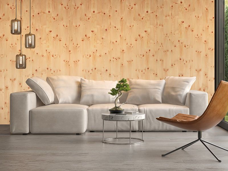 19 mm Zirbe furnierte Spanplatte